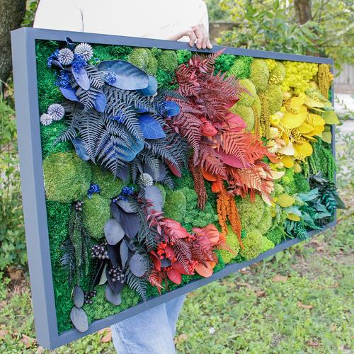 Niji XL moha keret szivárvány színekkel – Eagle Decor